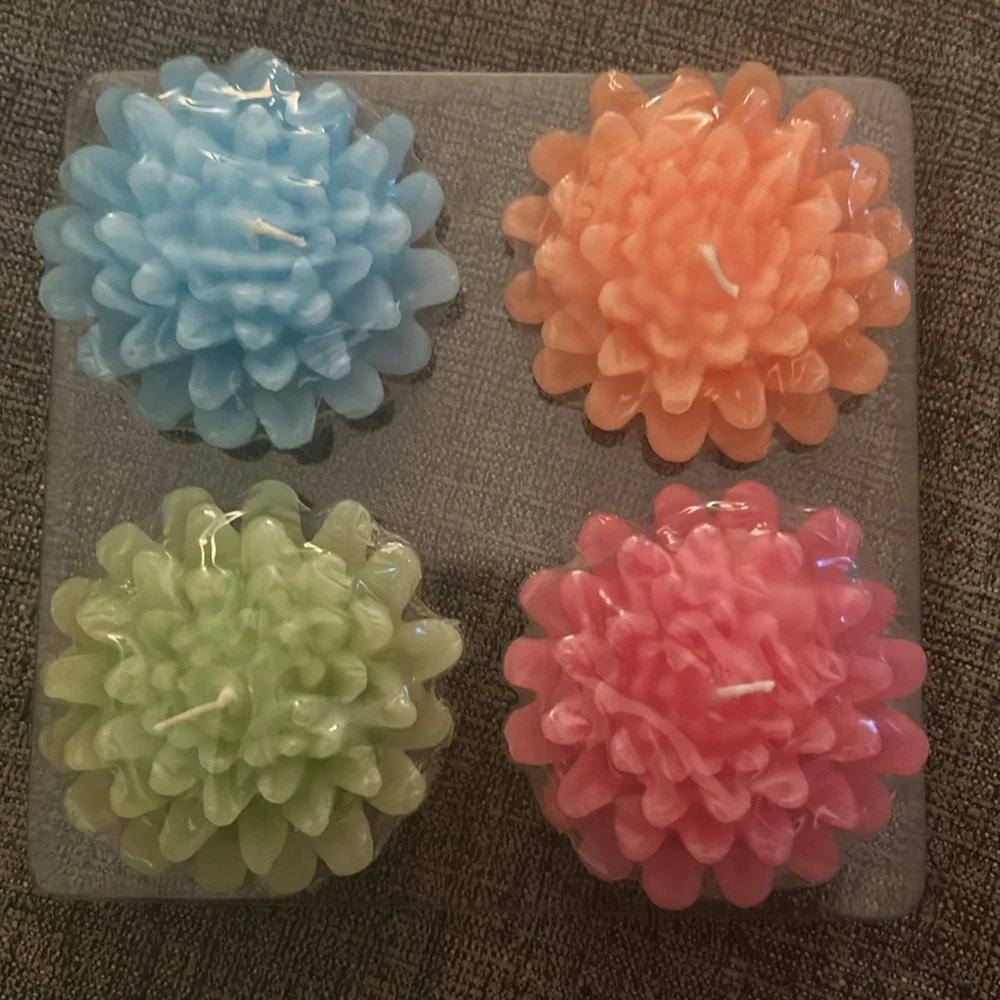 Set of four floating candles from Crate & Barrel